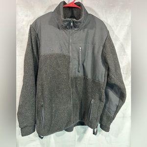 massif inferno fleece jacket black mens Xl  mlitary fr flame resistant nomex